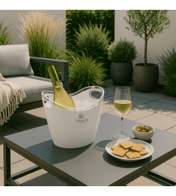 Vinata Ostola wijnkoeler - wit - 8 L