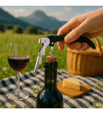 Vinata Adige kurkentrekker - zwart