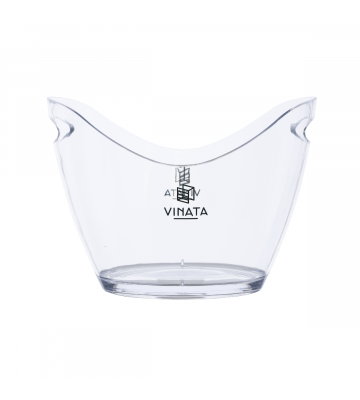 Vinata Bartolo wijnkoeler - transparant - 3.5 L