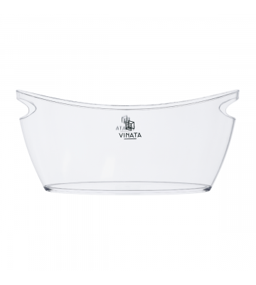 Vinata Bartolo wijnkoeler - transparant - 6 L