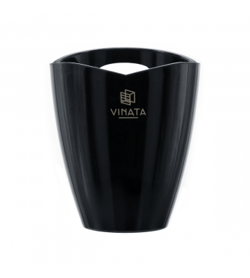 Vinata Liera wijnkoeler - zwart - 3.5 L