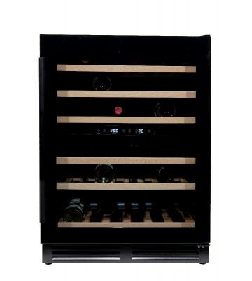 2ekans - Wijnklimaatkast Premium met vol glazen deur - 51 flessen | Wijnklimaatkast.nl - wijnkast - witte wijn - rode wijn - wijnkoeler - wijn koeler - wijn bewaren - wijn opbergen - wijnrekken - wijn rekken