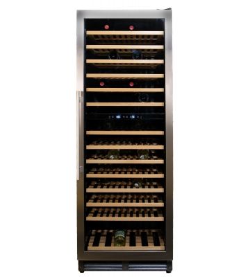 Wijnklimaatkast Premium met rvs glazen deur - 154 flessen | Wijnklimaatkast.nl - wijnkast - witte wijn - rode wijn - wijnkoeler - wijn koeler - wijn bewaren - wijn opbergen - wijnrekken - wijn rekken
