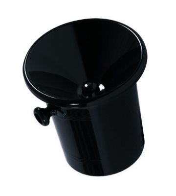 Spuwbak zwart acryl – 3 liter