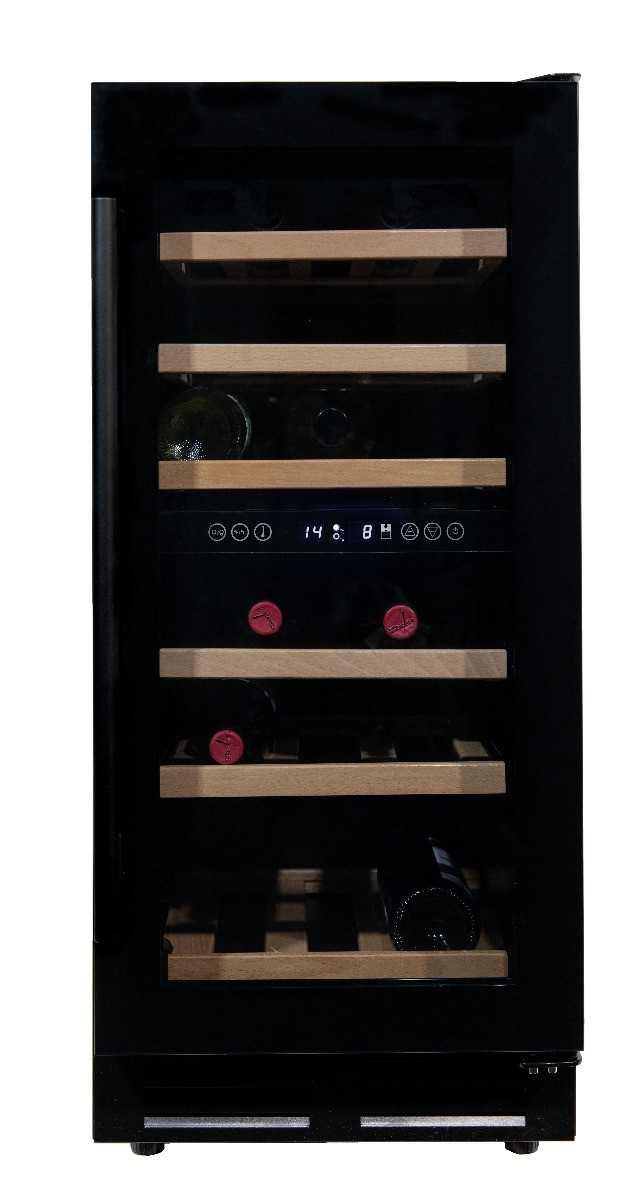 Vinata Wijnklimaatkast Premium met vol glazen deur - 32 Flessen