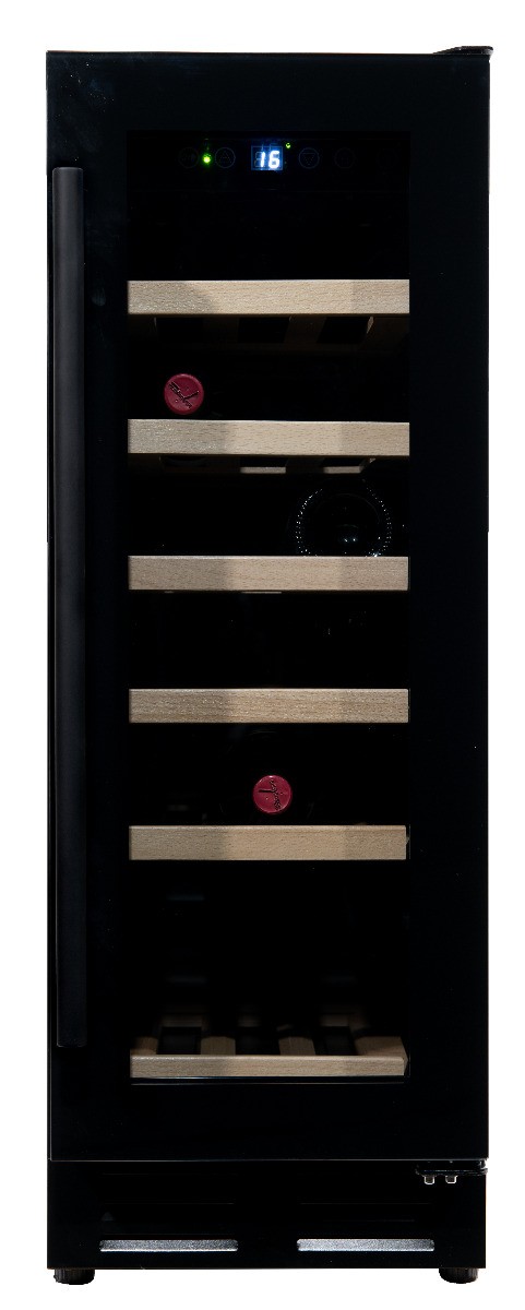 Vinata Wijnklimaatkast Premium met vol glazen deur - 18 Flessen