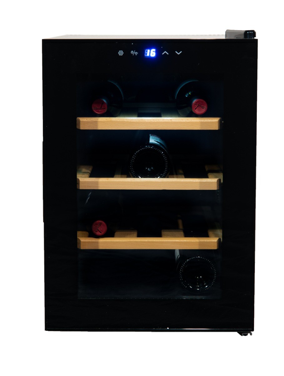 Vinata Adamello wijnkoelkast met vol glazen deur - 12